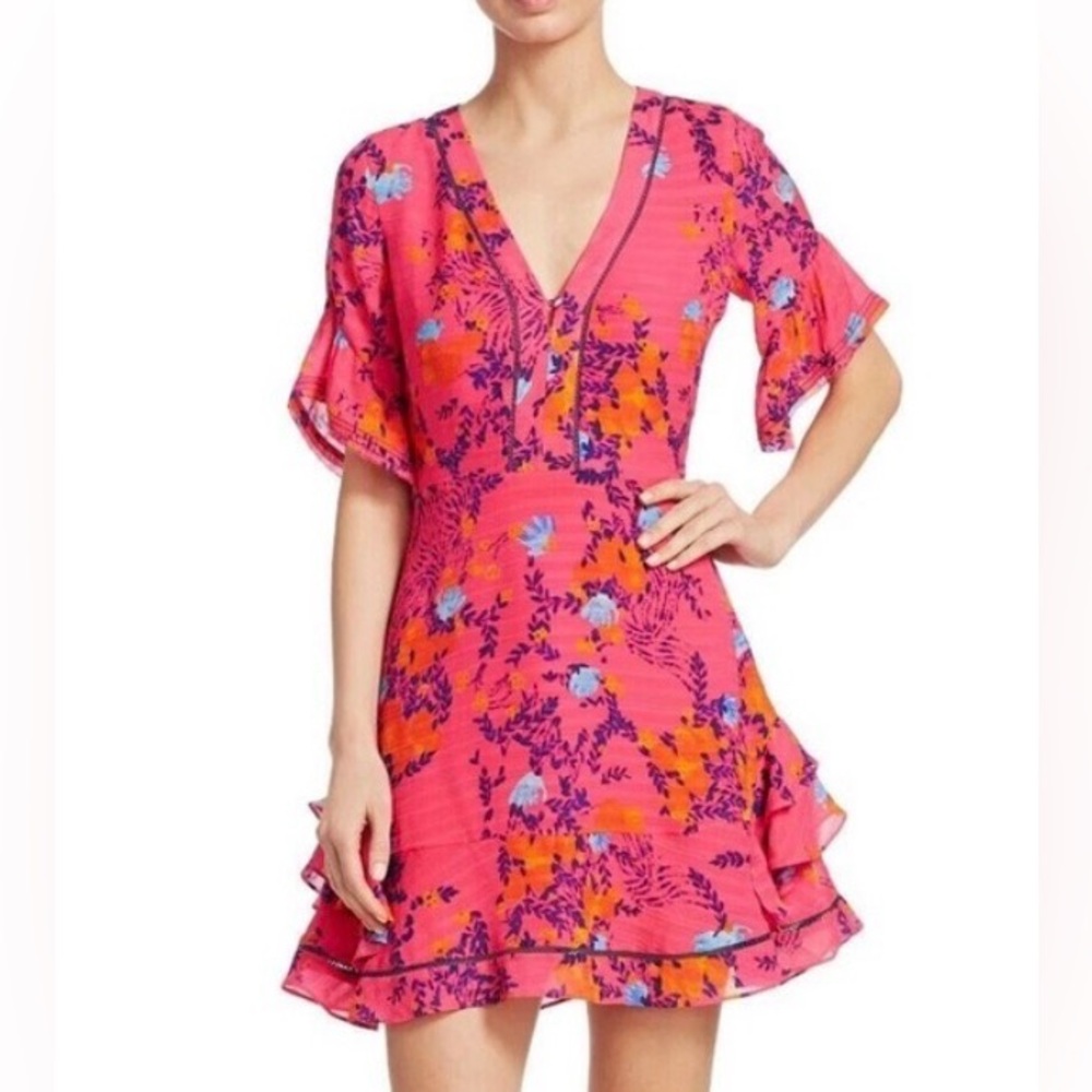 TANYA TAYLOR Kayla Silk Mini Dress Size 4